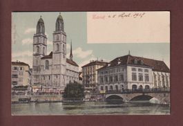 ZÜRICH - Grossmünster - 1907 // Eckbug //