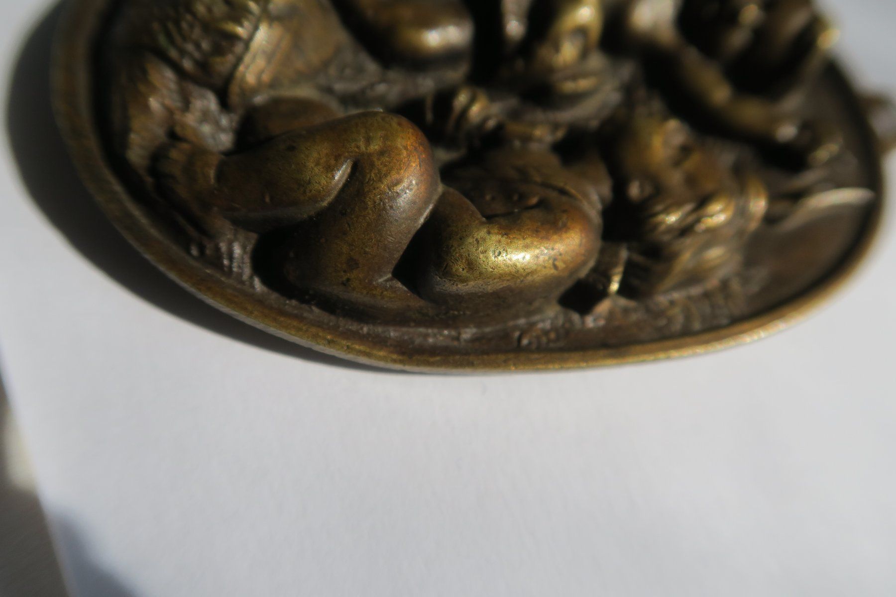Sculture & Statue: Reliefplakette Bronze 17/18 Jh – Usato da Wädenswil venduto da Turusukko 6