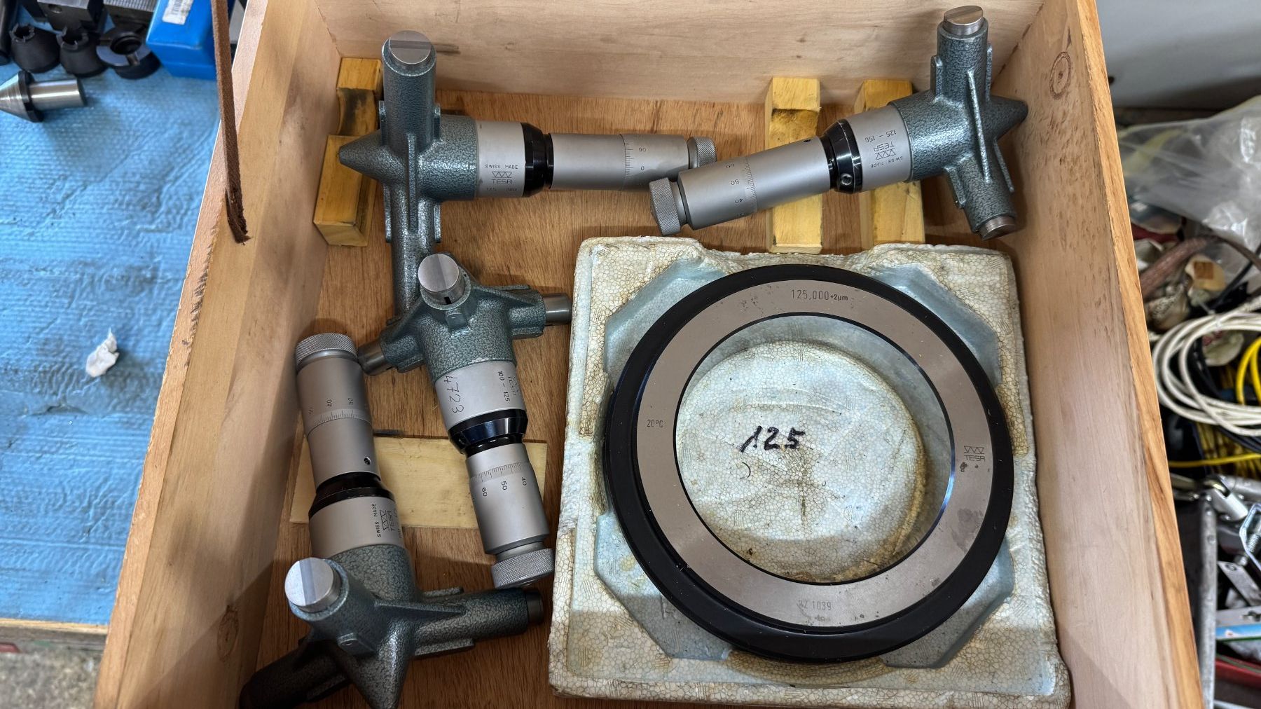 Tesa Misurare: Messmikrometer Set TESA IMICRO Swiss Made 100 -200mm – Usato da Magden venduto da Fmtech 6
