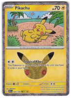 Pikachu / 30th Celebration / 30C 043/128 (21/30)