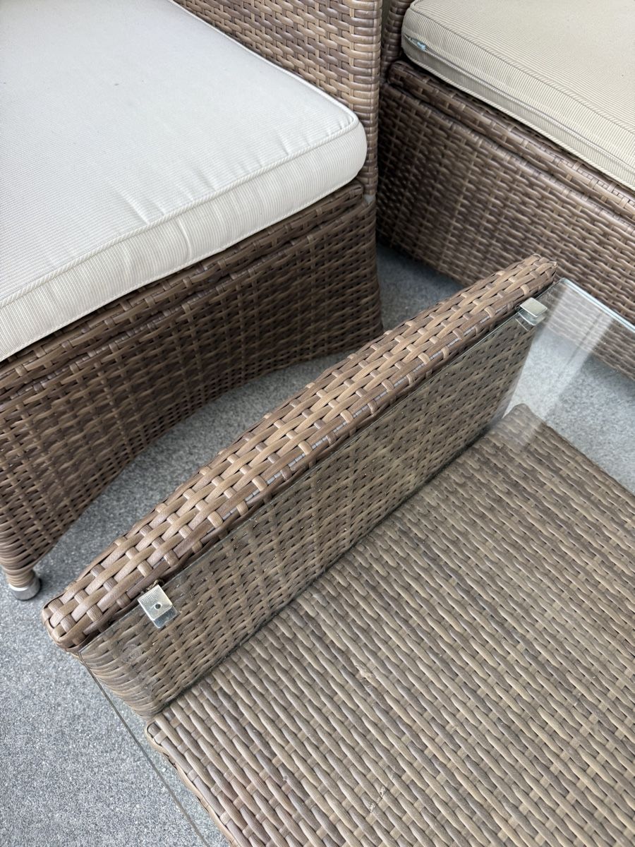 Divani: Lounge Set Rattan  – Usato da Zürich venduto da mag_crp7 4