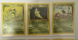 Pokemon Cards: Caterpie, Metapod, Butterfree Set