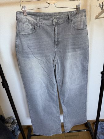 Damen Shein Jeans grau Grösse XXL 