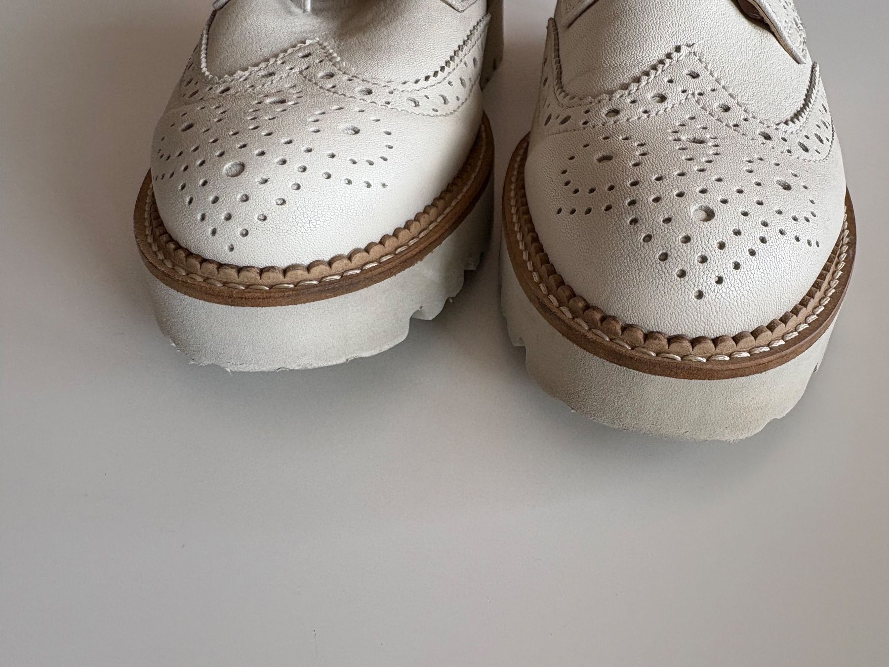 Gabor Scarpe da donna: Gabor Schnürer hellbeige Grösse 4 – Usato da Weggis venduto da Viva80 3