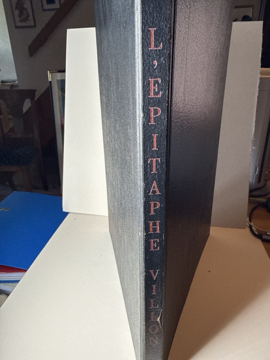 Libri: François VILLON Épitaphe ou la ballade des pendus Litho de P – Usato da Schmitten FR venduto da Hohezelg 4