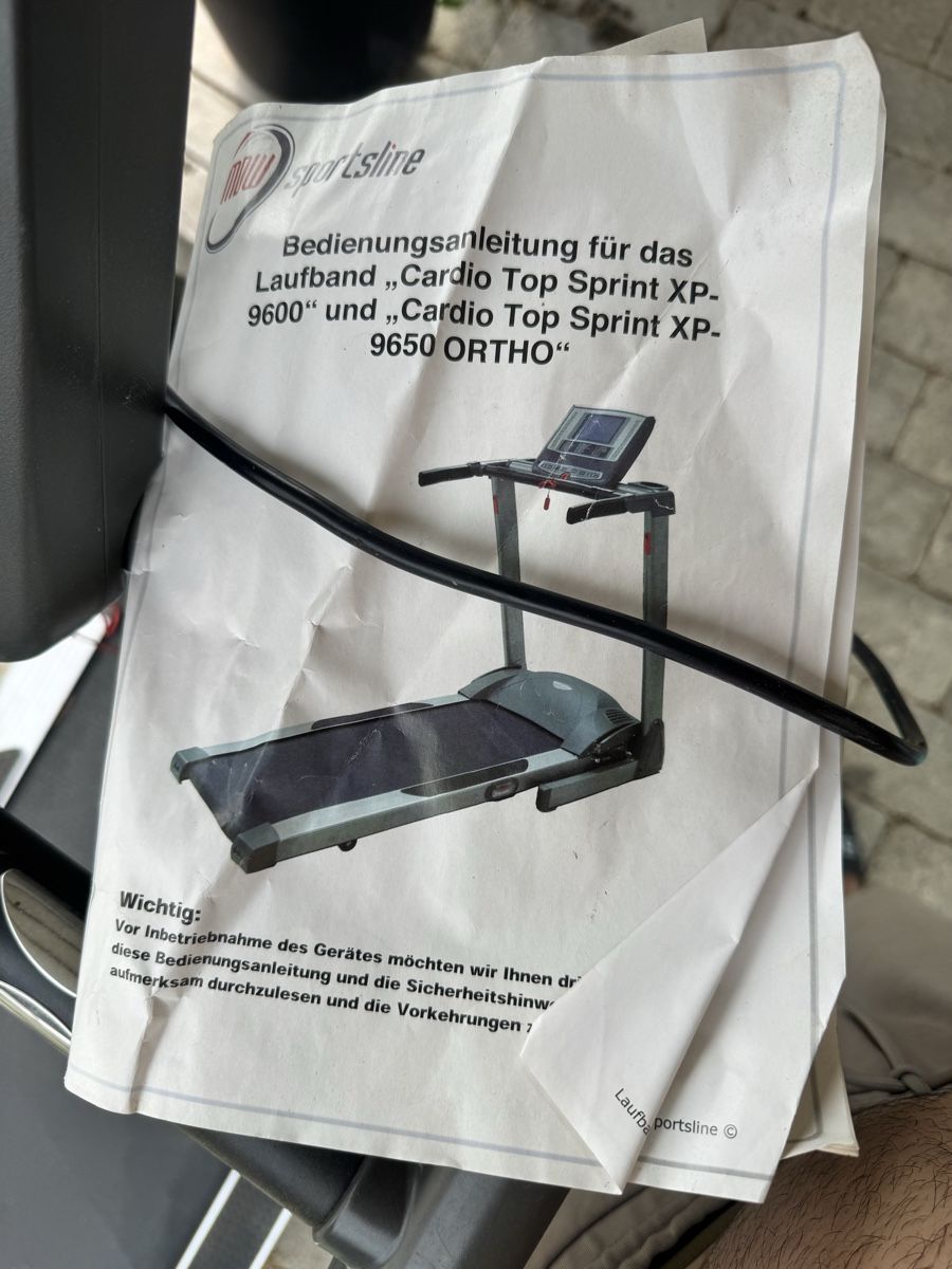 Hometrainer: Treadmill XP-9600 Sportline, used condition  – Usato da Seuzach venduto da Wolf936 4