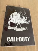 Blechschild Call of Duty Totenkopf Motiv neu OVP