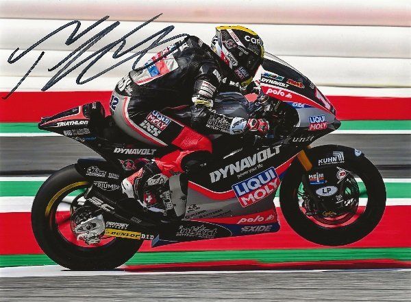 Autografi: Autogramm Tom Lüthi Spielberg 2020 – Usato da Solothurn venduto da F1shop1