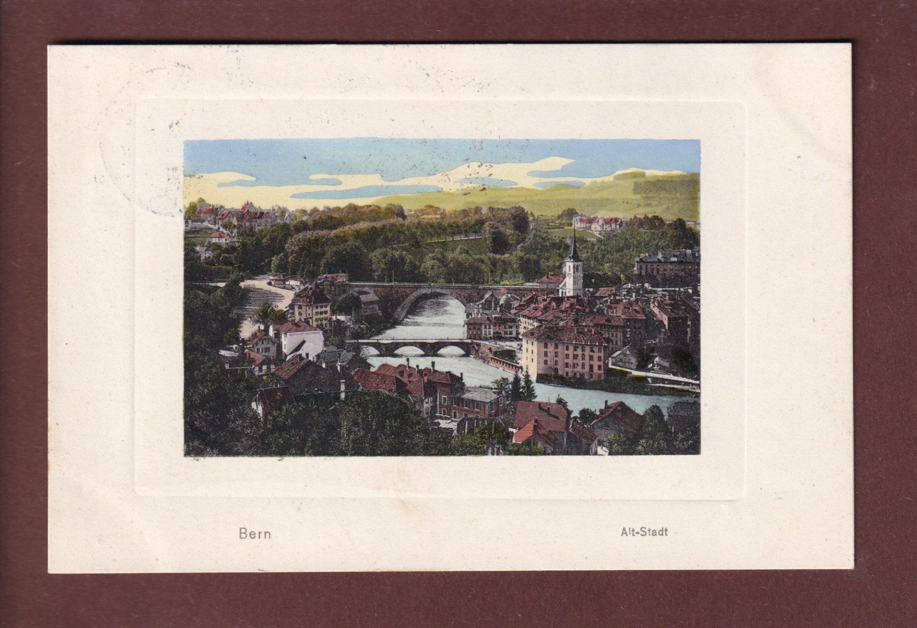 Cartoline postali: BERN - Alt-Stadt - 1909 – Usato da Pully venduto da nicecards