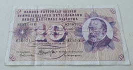 Suisse 10 Fr. 05.01.1970 Serie