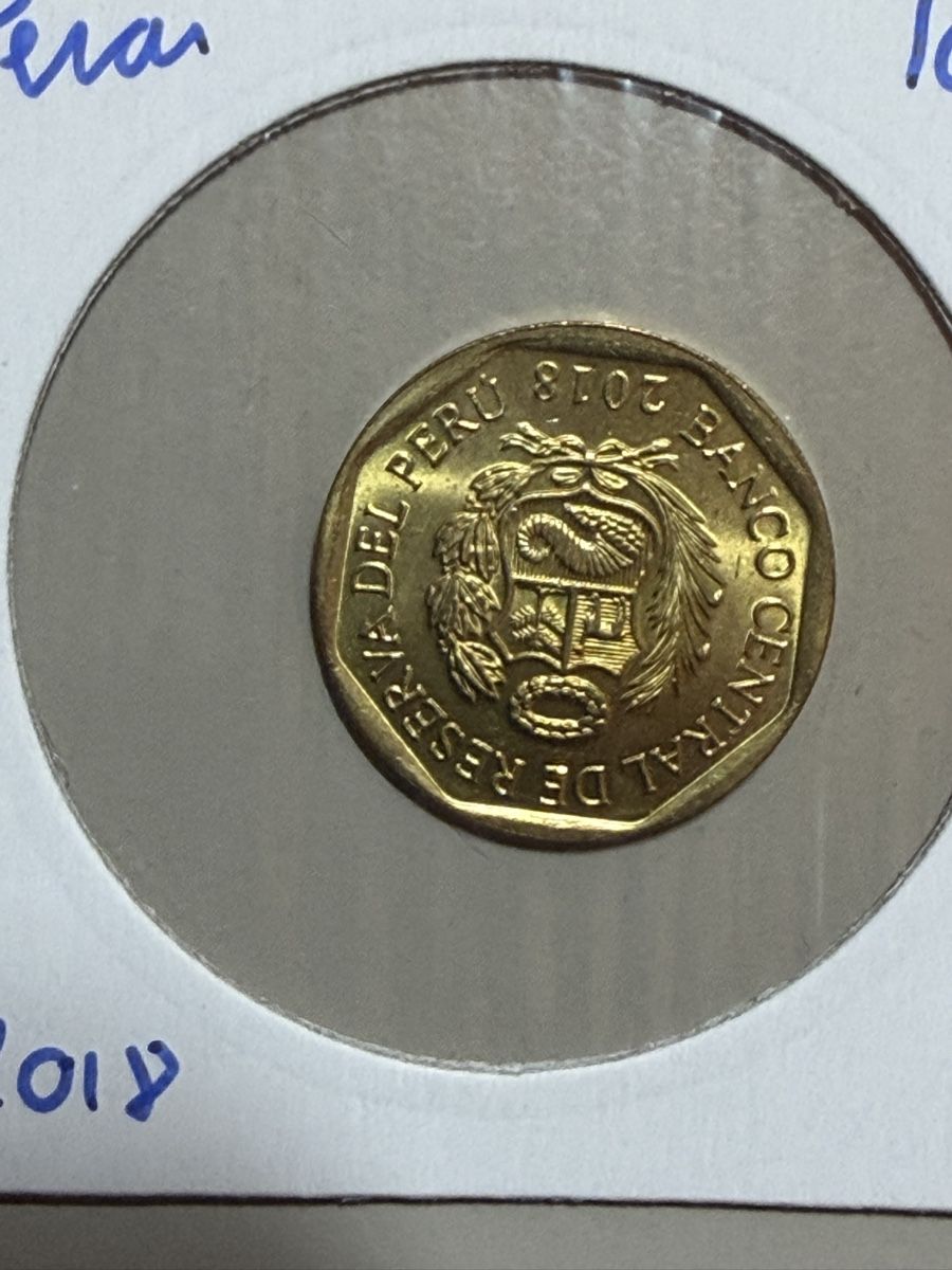 Alle Münzen: Pérou - 10 centimes - 2018 – Gebraucht aus Payerne von Mike1682