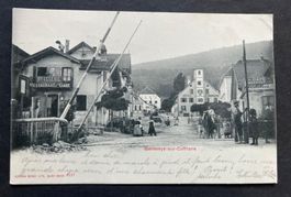 Geneveys-sur-Coffrane, BRASSERIE RESTAURANT GARE, Rue,/1902