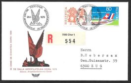 Sonderbrief Tag der Aerophilatelie Chur 28.4.1979