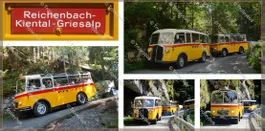 Postauto Postkarte Saurer 1C-H + SV2CK-H              BTM078