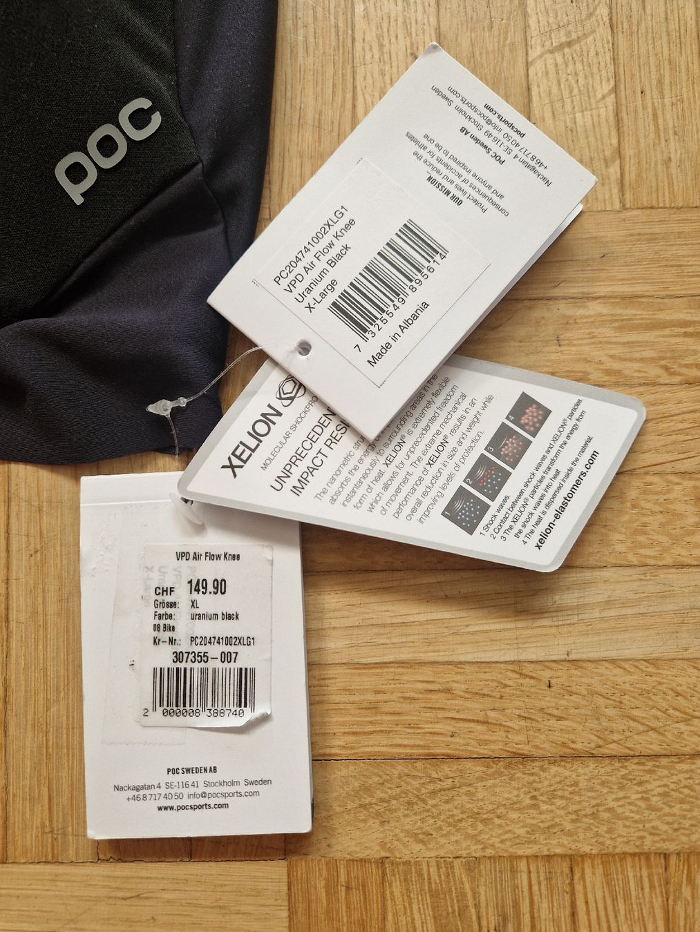 Poc Schutz & Schoner: POC VPD Air Flow Knee Knieprotektor, XL – Neu und originalverpackt aus Herrenschwanden von kira7557 1