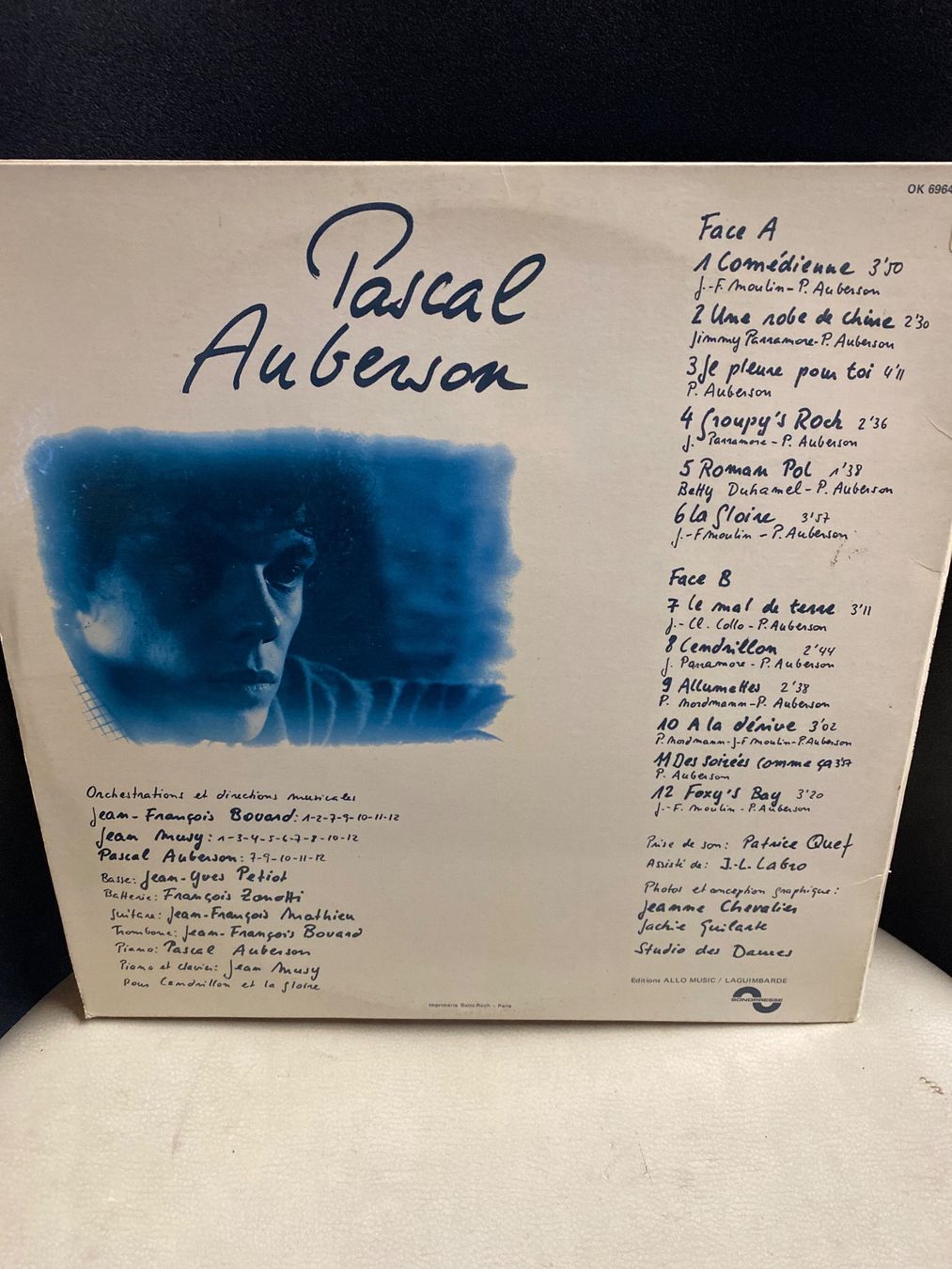 Dischi in vinile: Pascal Auberson - LP Vinyle 33T - Occasion – Usato da Le Brassus venduto da cinema13 1