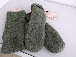Winterduo: Handschuhe und Stirnband - NEU