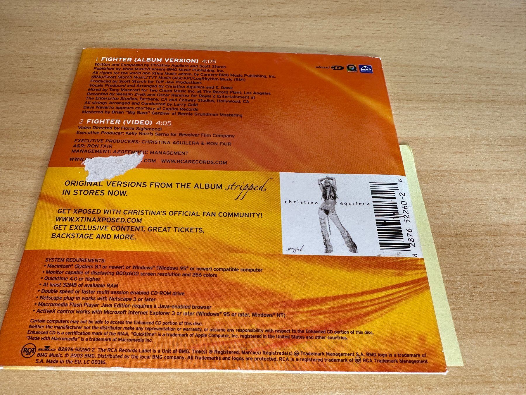 CDs: Christina Aguilera – Fighter - Single CD – Gebraucht aus Rikon im Tösstal von Alpenmutz 1
