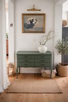 grüne Kommode restauriert Schrank Schränkchen Schlafzimmer