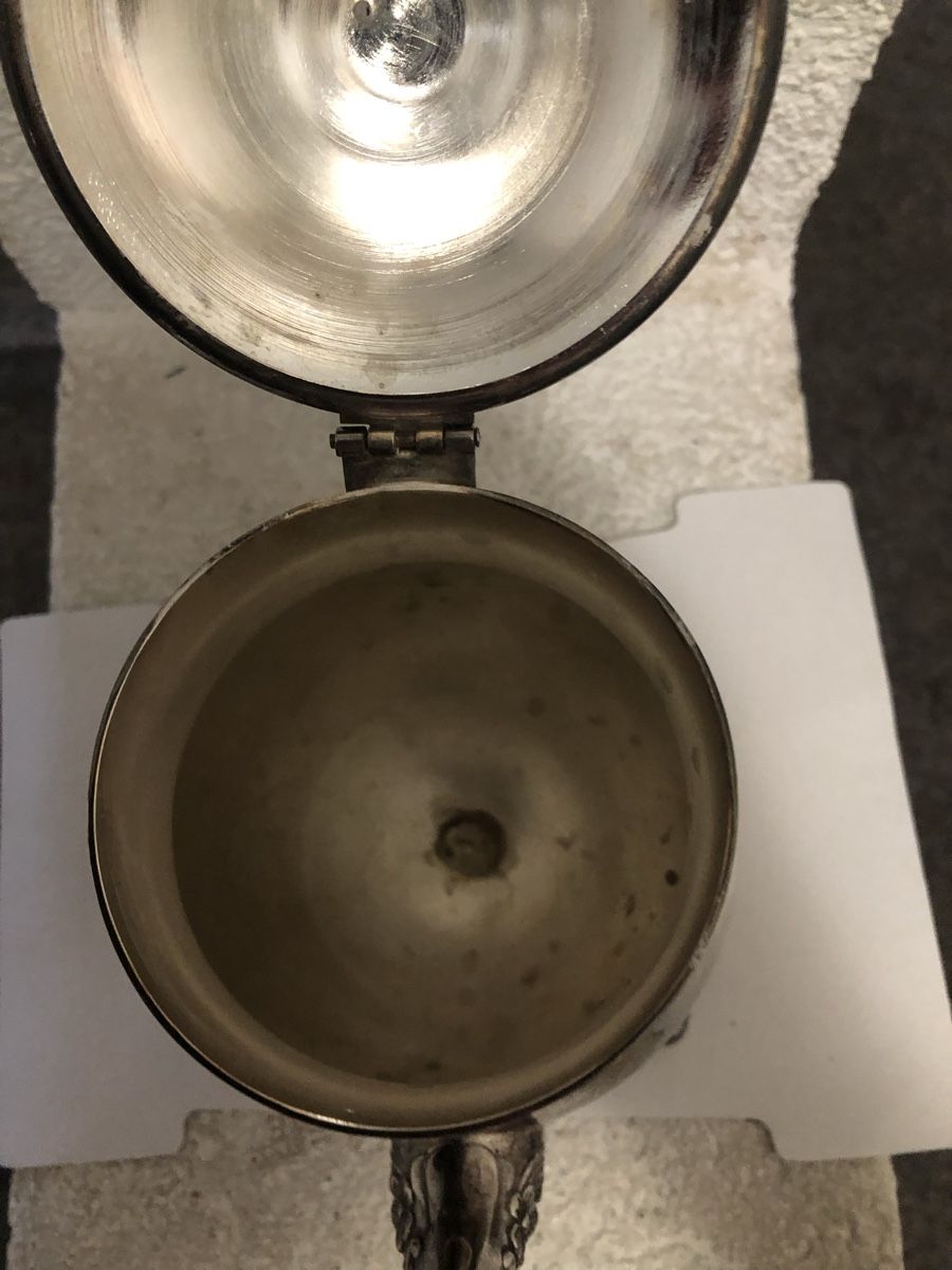 Teiere: Teekanne E.P. Brass versilbert mit Gebrauchsspuren – Usato da Arbon venduto da Wladimir1 3