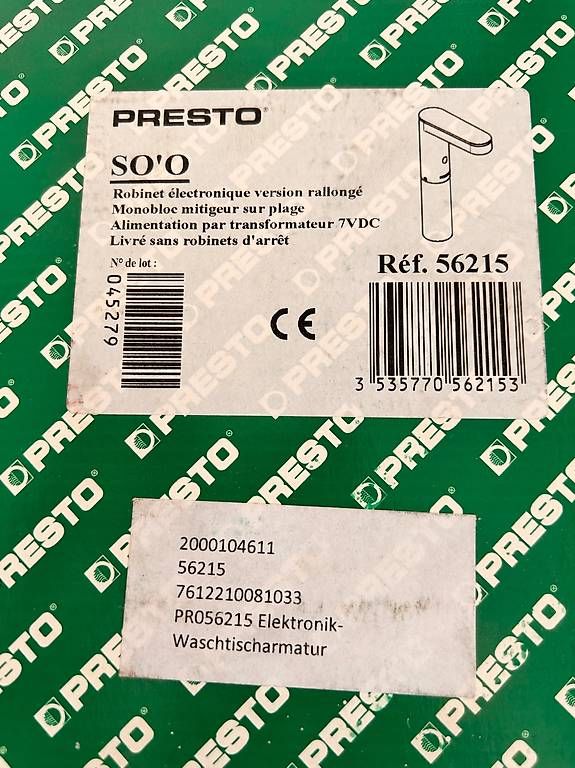 Rubinetteria: Elektronik - Armatur Presto – Usato da Lyss venduto da pica55 4