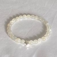 Edelstein Armband weisser Mondstein Stern Silber auf Mass