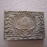 Gürtellschnalle  ( Metall ) mit Aufschrift