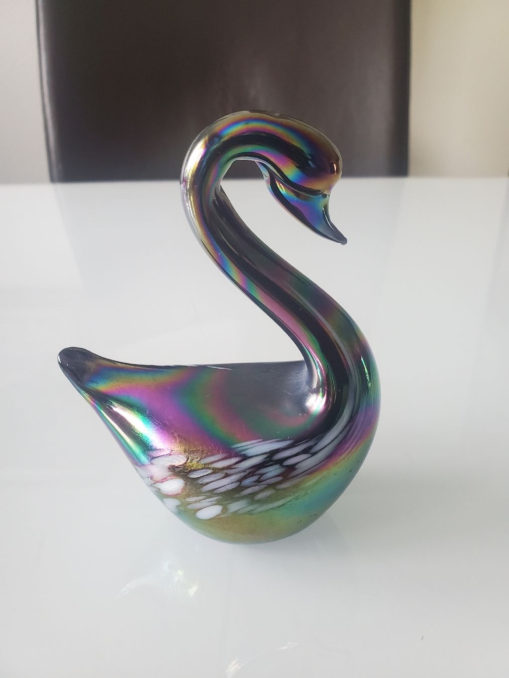 Tutte le decorazioni: Deko Schwan aus Glas mit schimmernden Farben – Usato da Frauenfeld venduto da BeneFull 1