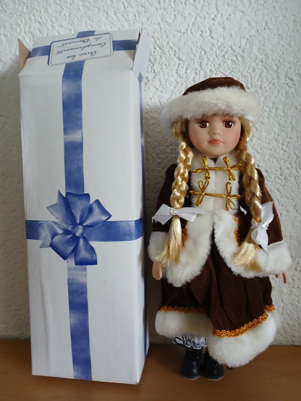 Puppen: porzelan puppe – Neu und originalverpackt aus St. Silvester von Rosa-1964 1