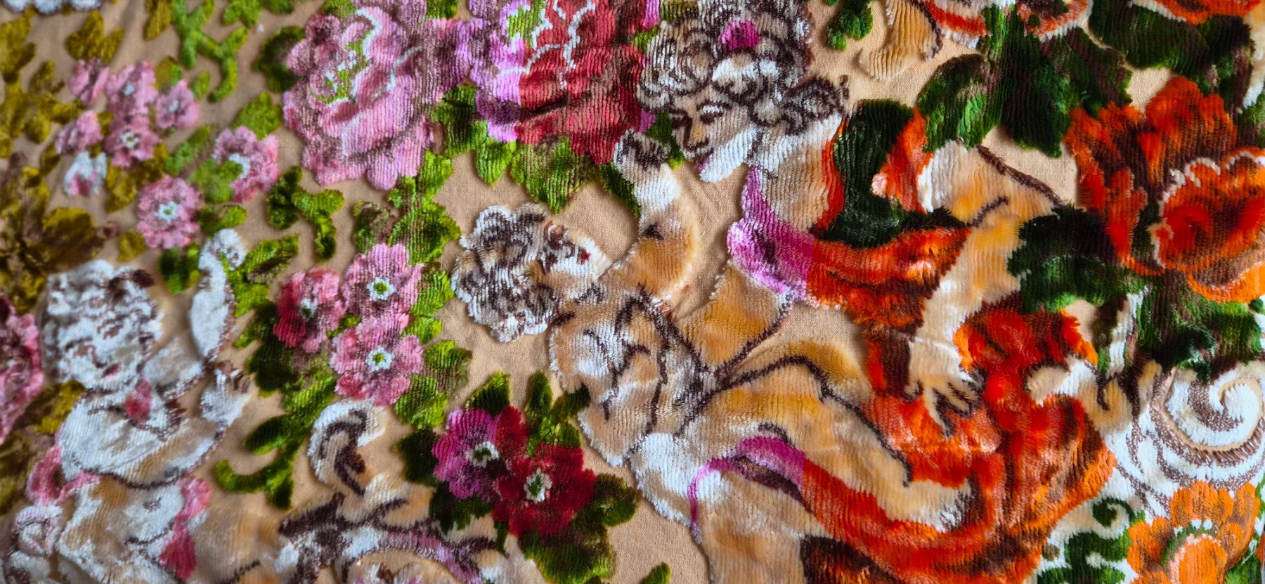 Decken: Vintage Samt-Tagesdecke – Gebraucht aus Horriwil von Hibiskus73 3