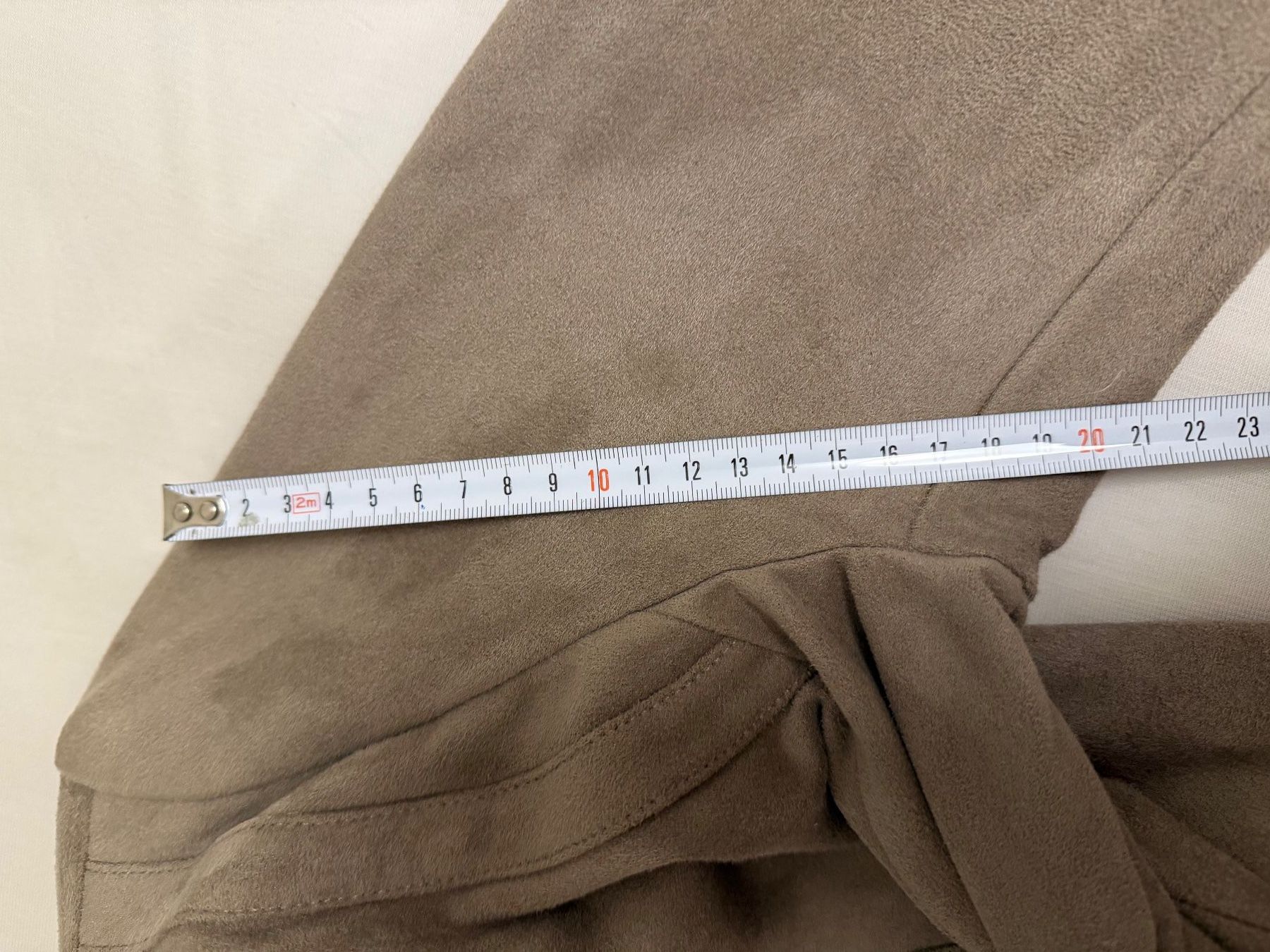 Comma Jacken: Comma Jacke Wildlederimitat, Gr. 40, taupe – Gebraucht aus rheineck von norwegianwood52 7