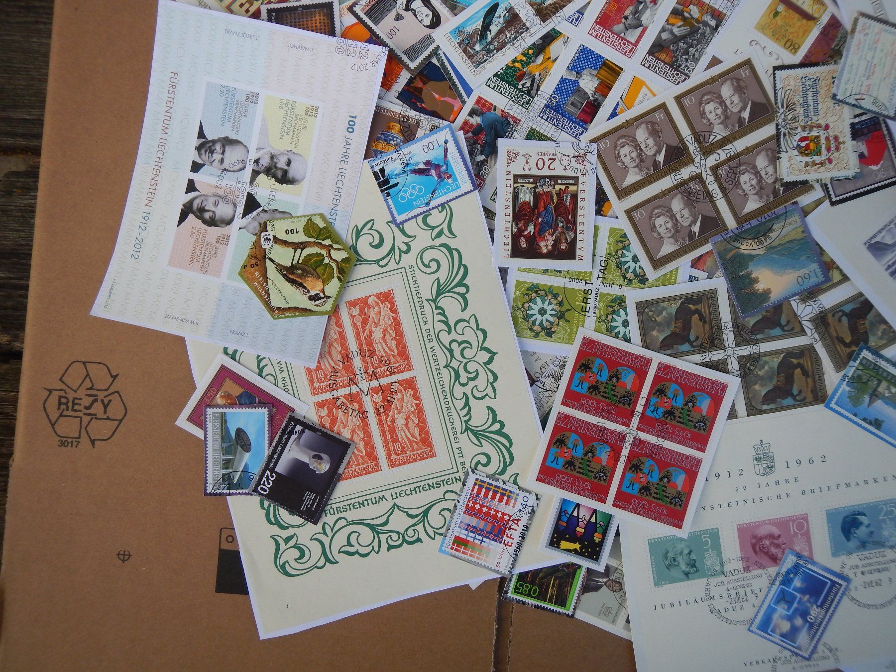 Alle Briefmarken: 1 kg FL auf Papier – Gebraucht aus Aarwangen von Suomo48 3
