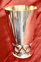 Silber Becher, Jugendstil/Art Deco, Innenvergoldung