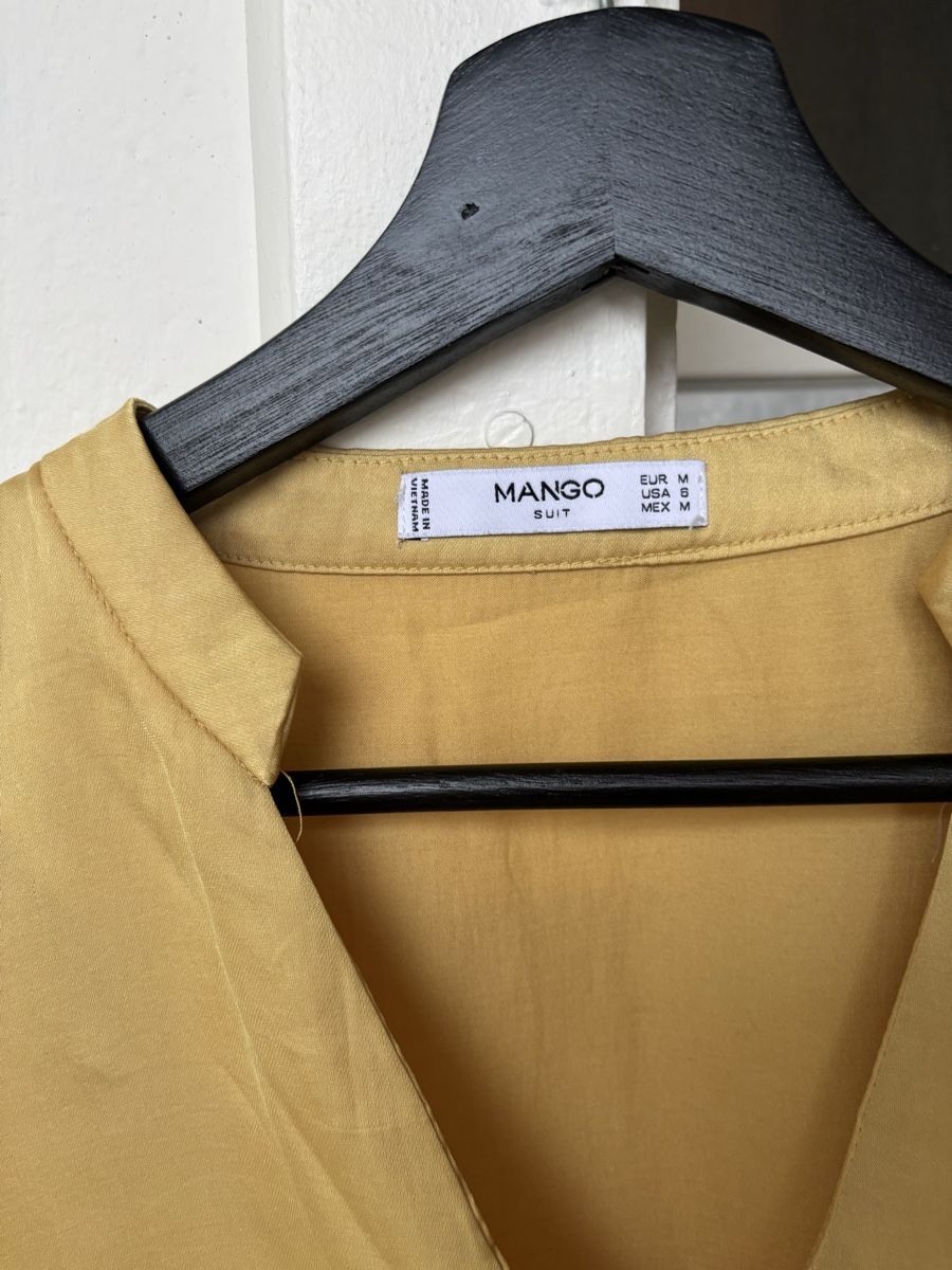 Mango Camicette: Chemisier Mango jaune poussin – Usato da Zürich venduto da mps_9cp7 2