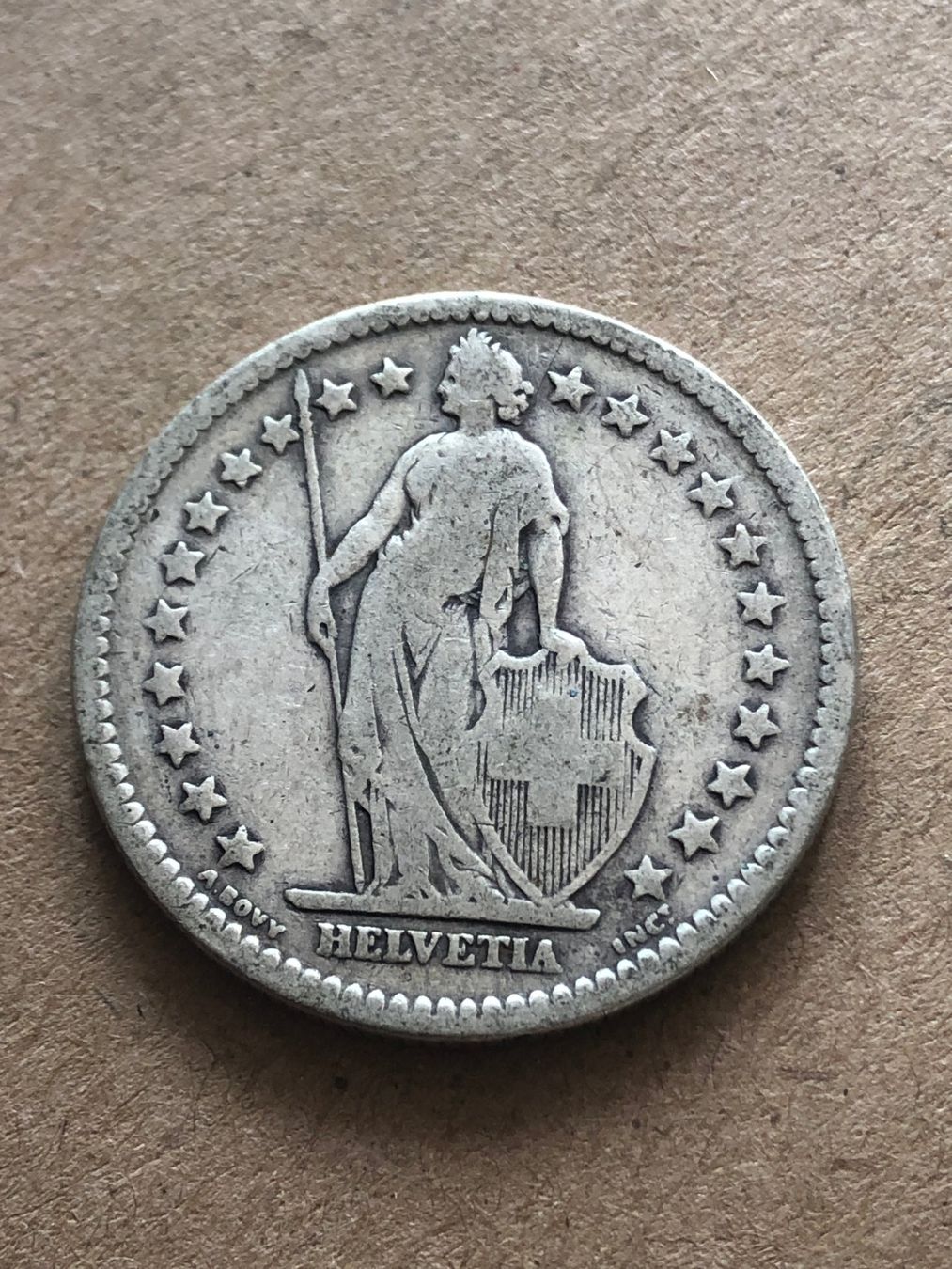 Alle Münzen: 2 Fr. 1879 – Gebraucht aus Schötz von Odpa 1
