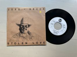 JOHN BRACK tolle Stolen love  Single Country SWISS 1989 CH
