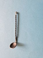 LÖFFEL MESSLÖFFEL LETTLAND SOUVENIR SILBER 2 LATI 1925