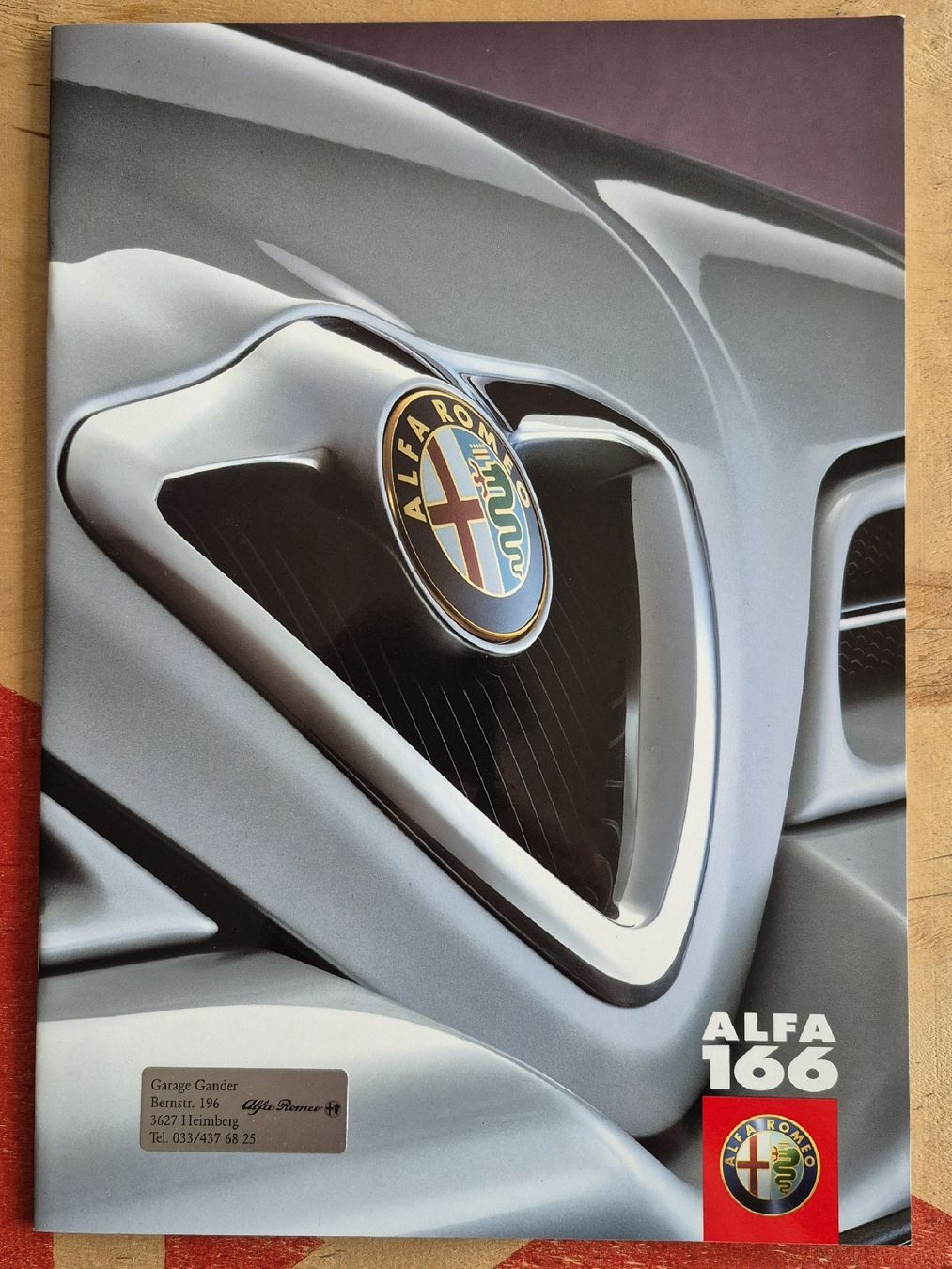 Alfa Romeo Dokumente: Prospekt Alfa Romeo 166 Jg.99 – Neu (gemäss Beschreibung) aus Oberfrittenbach von Alfetta_gtv