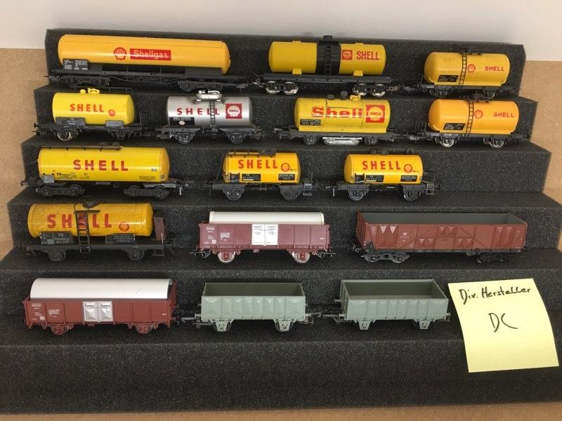 Modellini di ferrovie: Konvolut H0 Shell Kesselwagen Güterwagen – Usato da Büsserach venduto da ModellbahnDepot
