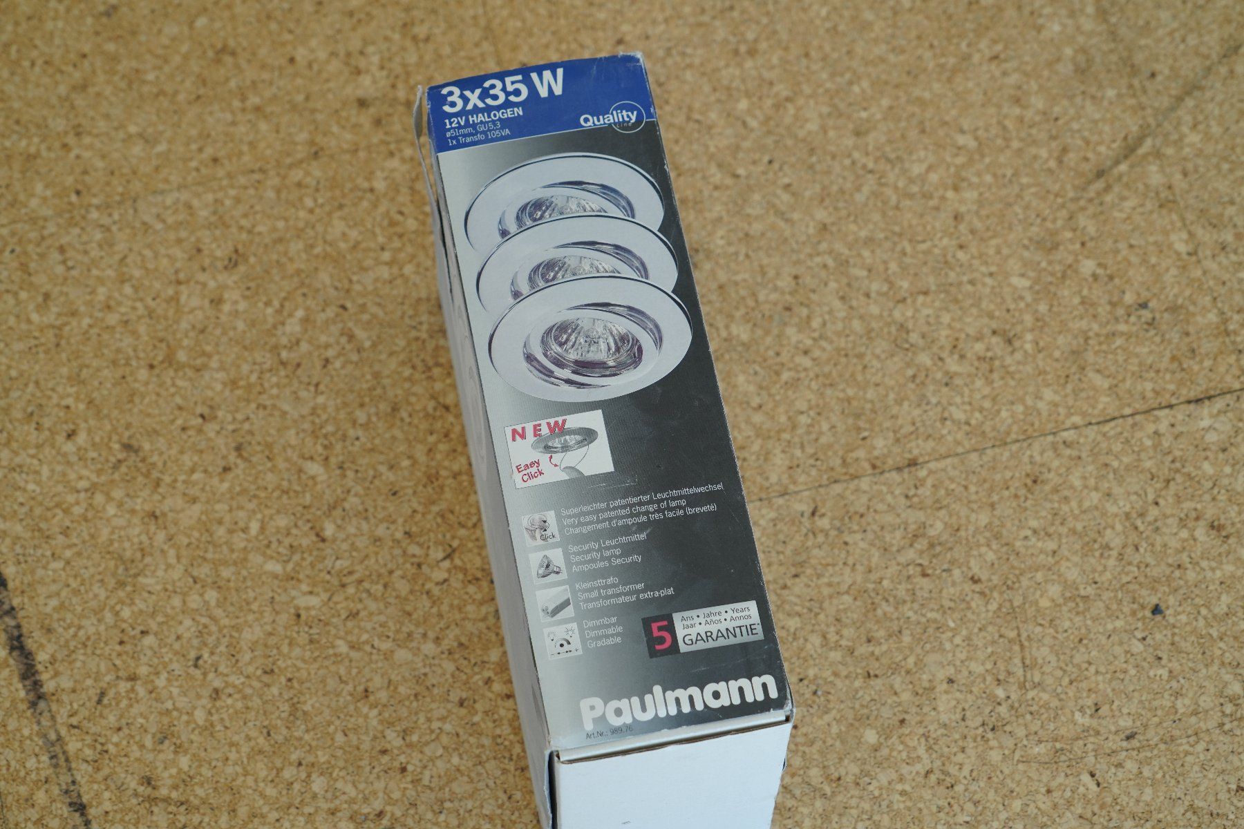 Paulmann Lampadari & plafoniere: Paulmann 3x35W Halogen Einbaustrahler Set mit Trafo – Nuovo (secondo la descrizione) da Unterseen venduto da Panini56 6