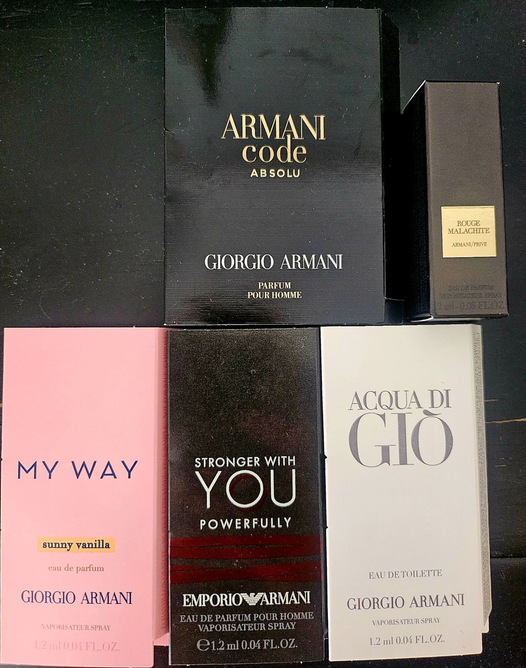 Armani Parfums & Eau de Toilette: Armani Parfum Sample x 5 – Neuf avec emballage d'origine à Dielsdorf par a.ruettimann