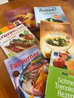 Kochbücher-Konvolut 6 Kochbücher zum Thema „Gesund/Abnehmen“