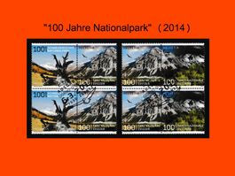 Viererblock-Serie "Schweizer Nationalpark" (2014)
