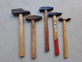 Hämmer Set 5 Stk. Werkzeug Handwerk guter Zustand
