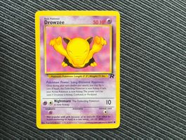 Pokemon Drowzee Non Holo Team Rocket near Mint
