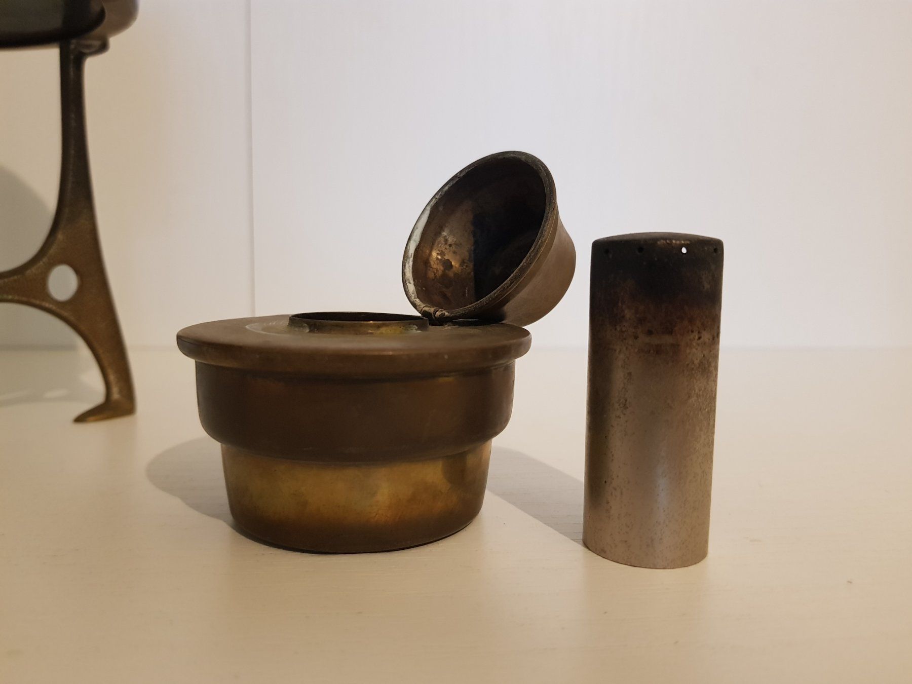 Teiere: Messing Teekanne mit Rechaud – Usato da Münchenstein venduto da tsp01 7