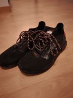 Adidas NMD Sneaker schwarz rot, neuwertig, Gr. 44