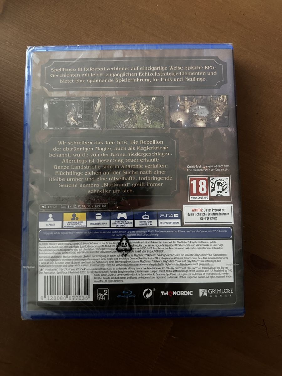 Jeux: Spellforce Reforced 3 - PS4 – Neuf avec emballage d'origine à St. Margrethen SG par Dennystechtipps 1