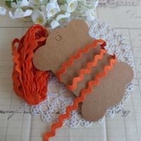 Zick Zack Band 4M Baumwolle orange 4mm