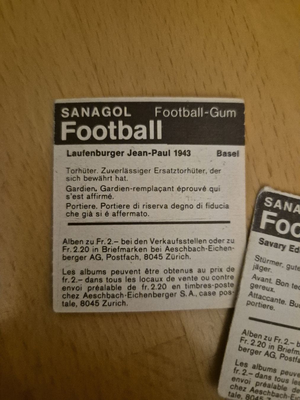 Cartes à collectionner: Fussballbilder/ Karten 1967/1968 – D'occasion à Vilters par Fleiflomi 1